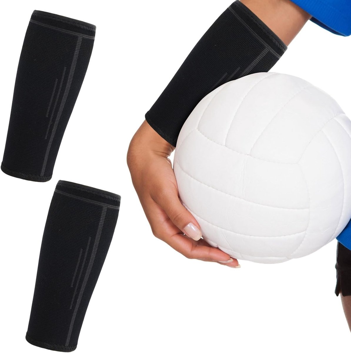 Volleyball Cuffs voor Hardlopen en Sport, Unisex, Zwart, Maat M, Ideaal voor Training en Wedstrijden