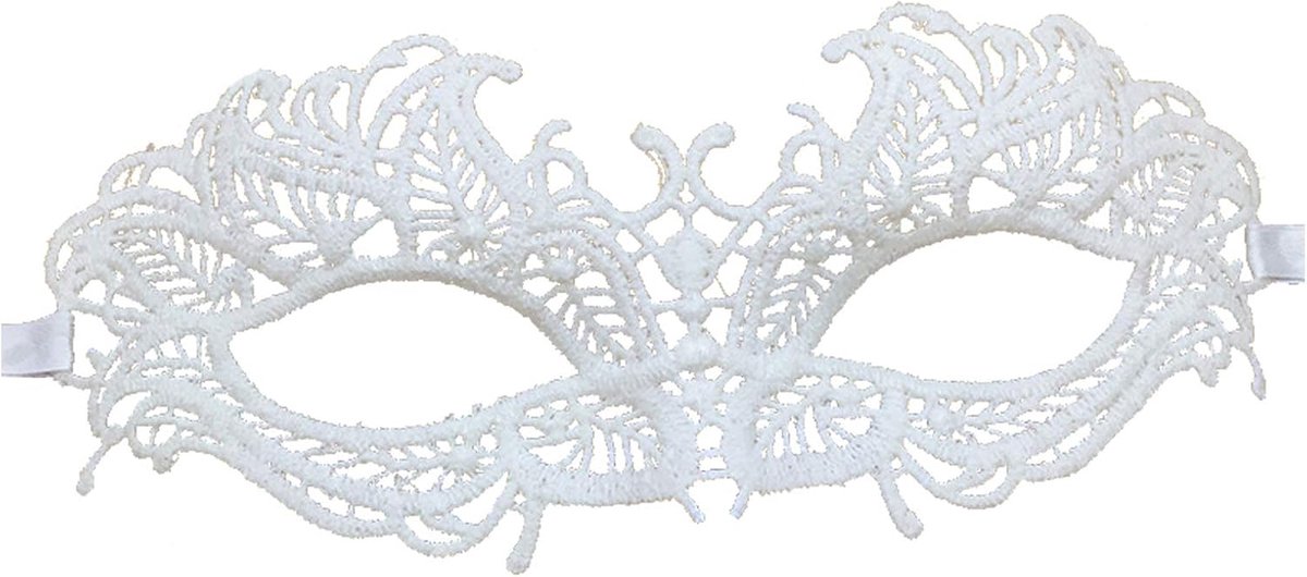 Sexy Wit Kanten Oogmasker voor Maskerade Halloween Feest Bal Carnava Jurk Masker