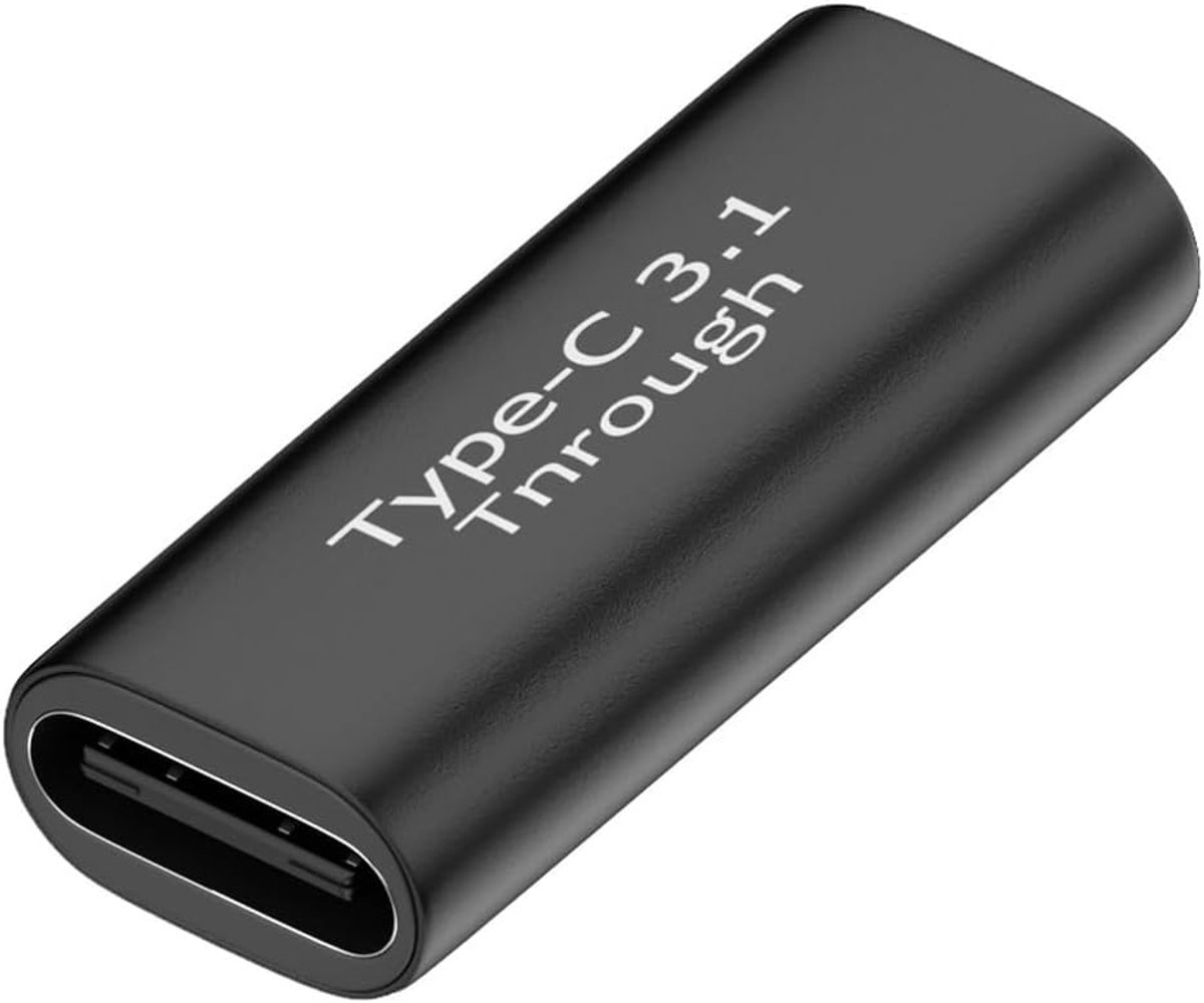 10 Gbps USB 3.1 Type-C Vrouwelijke naar Vrouwelijke Uitbreiding Power Data Video Adapter Omkeerbaar voor Laptop Telefoon