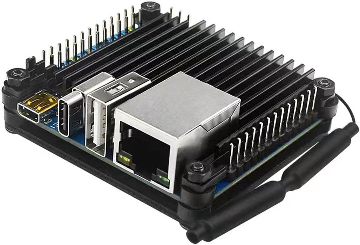 Voor Orange Pi Zero 3-Behuizing, Behuizing van Aluminiumlegering met Passieve Koeling voor Orange Pi Zero 3