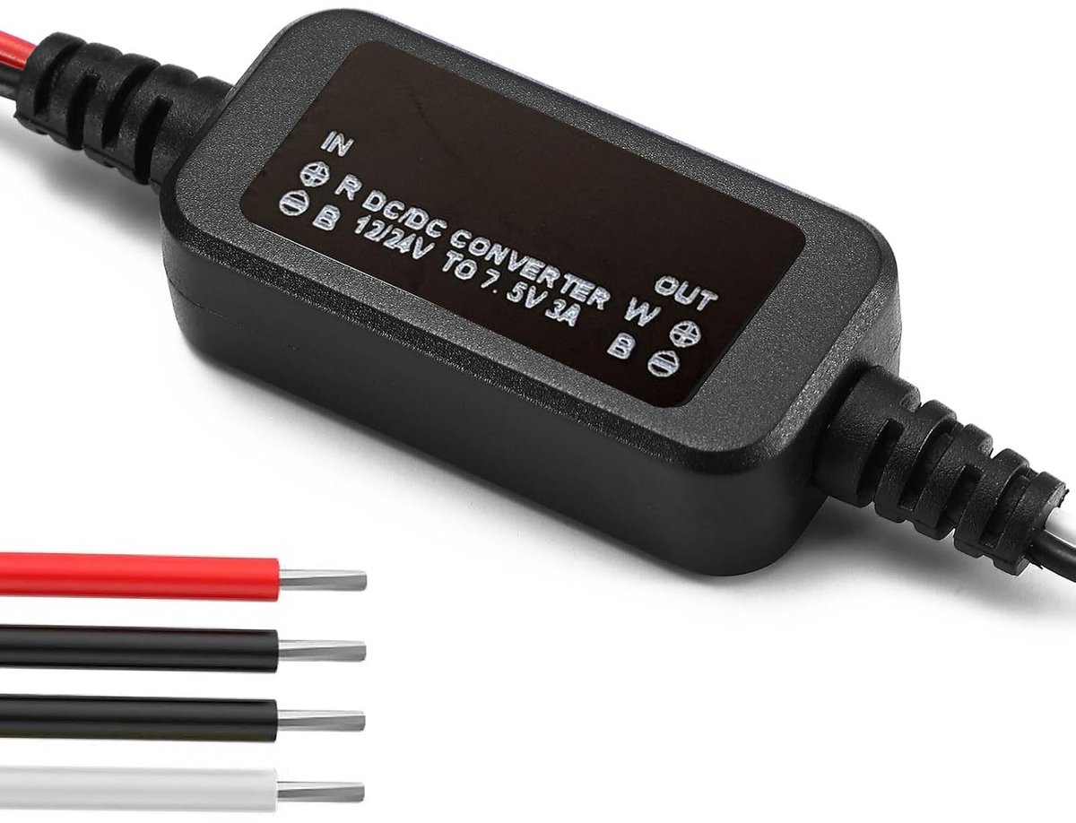Buck Omvormer Step-down 12/24V naar 7,5V 3A 22,5W Regelaar