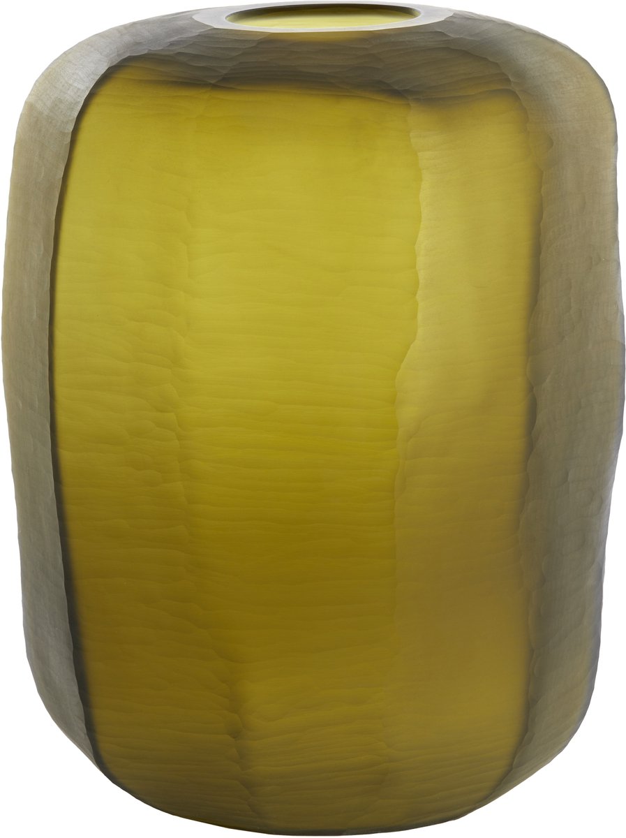 Light & Living Vaas PACENGO - Ø33x42cm - Geel