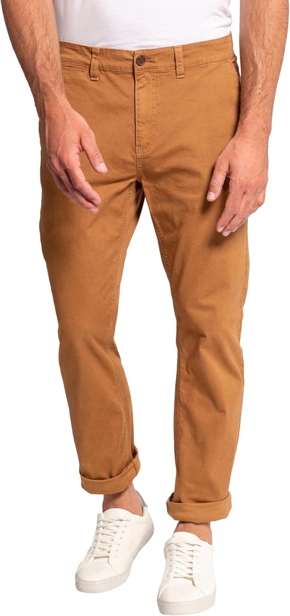 1880 heren Broek Chino, Bauch Fit