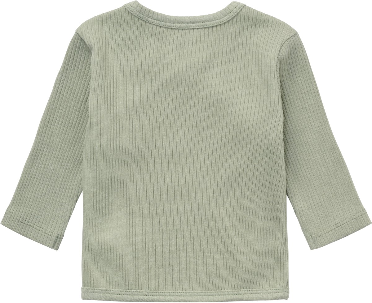 Noppies Overslagshirt Lange Mouw - Maat 62 - Iceberg Green