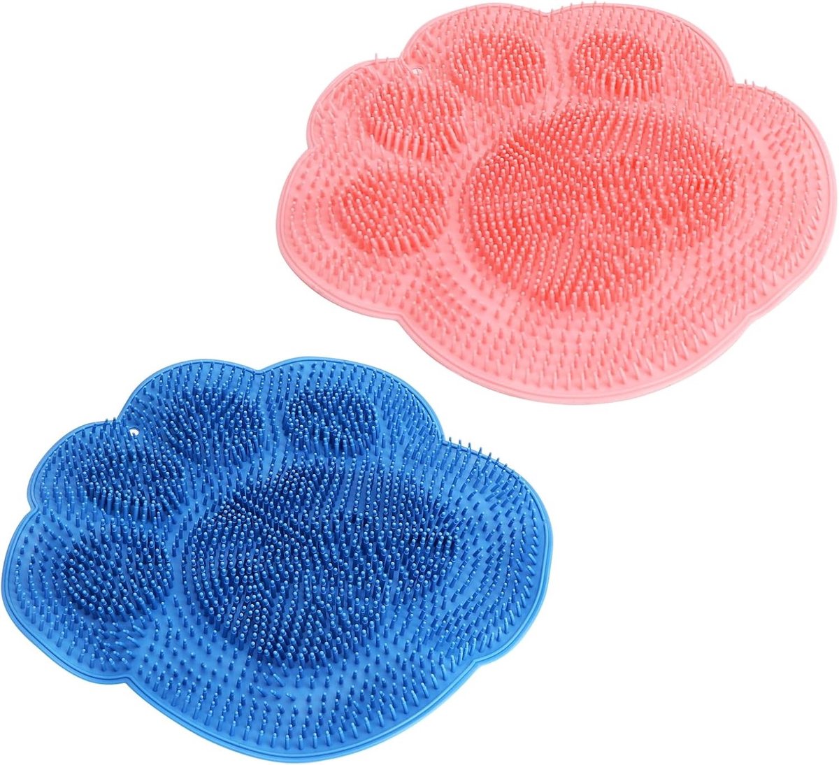 Verzorgingsborstel voor Douche, Massagepad met Antislip Zuignappen, Ideaal voor Rug, Ellebogen en Heupen, Comfortabele Lichaamsborstel
