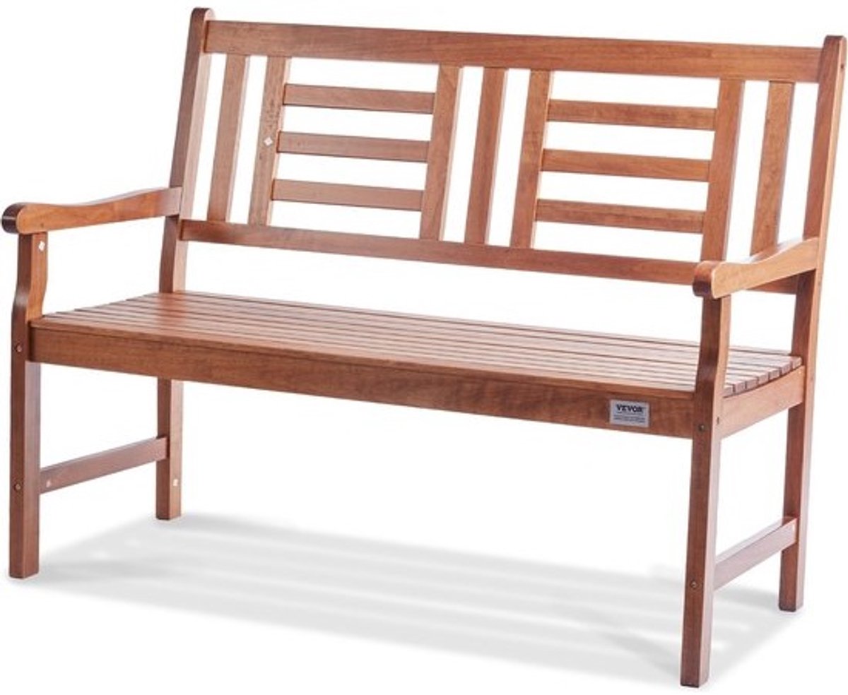 Houten bankje - Tuinbank - Parkbank - Tuin bank - 3-zits - 127 cm - 363 kg