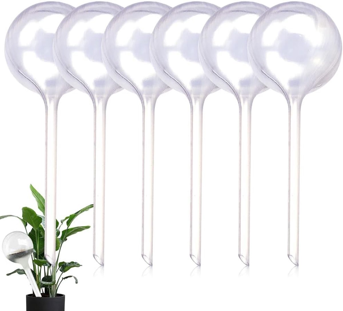Set van 6 Plant Irrigatieballen voor Binnen en Buiten - Automatische Watergift voor Kleine Planten, Ideaal voor Vakanties en Drukke Schema's