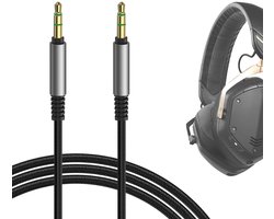 Audio Kabel voor V-MODA Crossfade 3/2/LP2, M-100, M-80, V-80 Hoofdtelefoons, 1/8" (3.5mm) naar 3.5mm, Vervangingskabel van Gevlochten Nylon, 4ft/1.2m, Stereo Geluid, Duurzaam en Flexibel