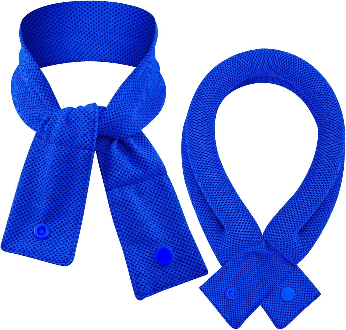 Koeldoek Set van 2 - Verkoelende Sjaal met Knop voor Sport, Yoga en Reizen - Ideaal voor Hardlopen en Trekking