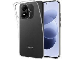 Just in Case hoesje geschikt voor Xiaomi Redmi Note 17 (4G / 5G) Hoesje Siliconen - Flexibele Case - Transparant