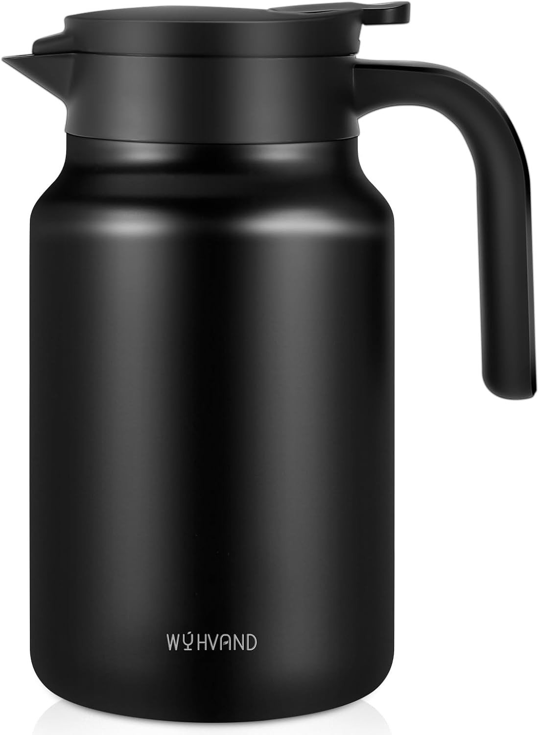 Thermoskan - Zwart - 1,5L - Roestvrij Staal met Dubbelwandige Vacuümisolatie - Voor Warme en Koude Dranken