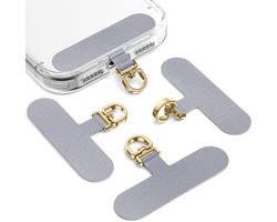 SURPHY 4 stuks Draaibare telefoonkoordhouder Universele stabiele patch