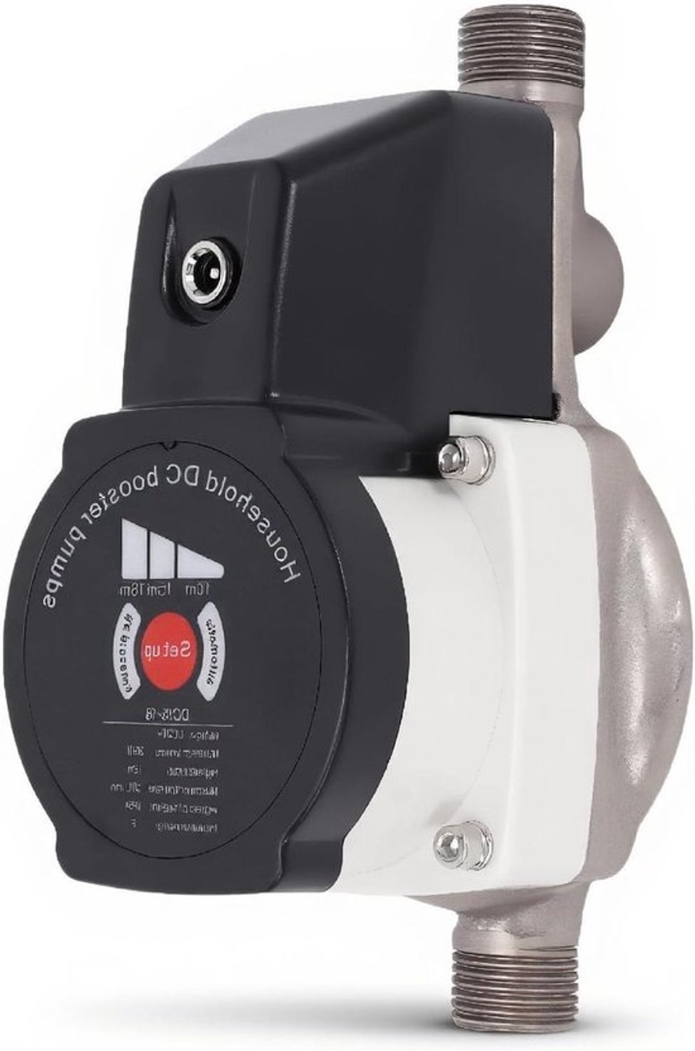 Waterdruk Verhoger - Booster Pomp - Douche Comfort - Energiebesparend Ontwerp - 80W 36.2PSI - Grijs