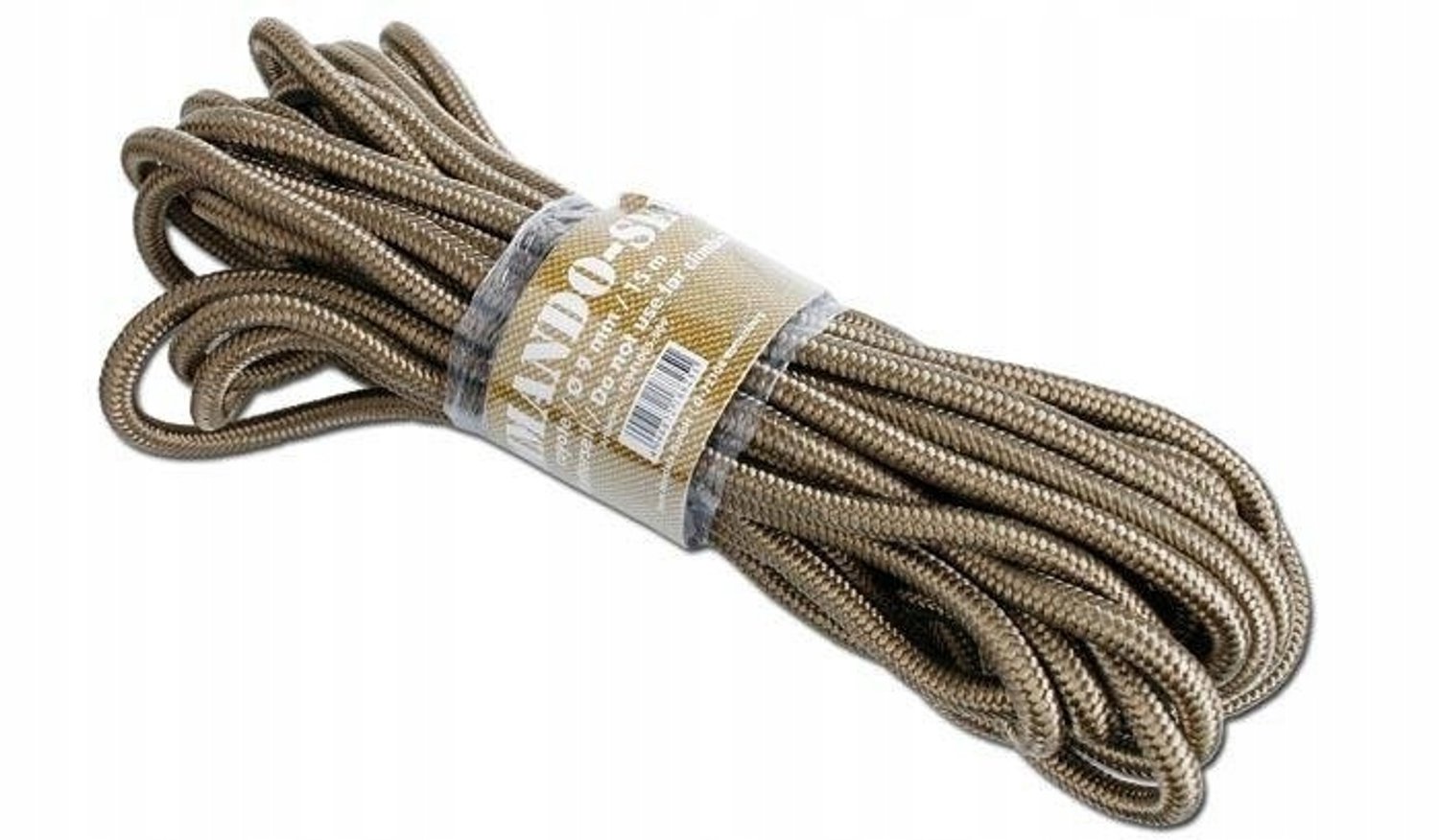 Mil-Tec Tourenlijn 15m Coyote Brown - 9mm, 740kg