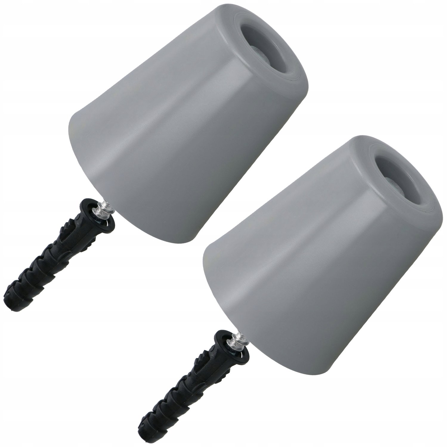 Deurstopper Gummen Grijs 82mm - Set van 2