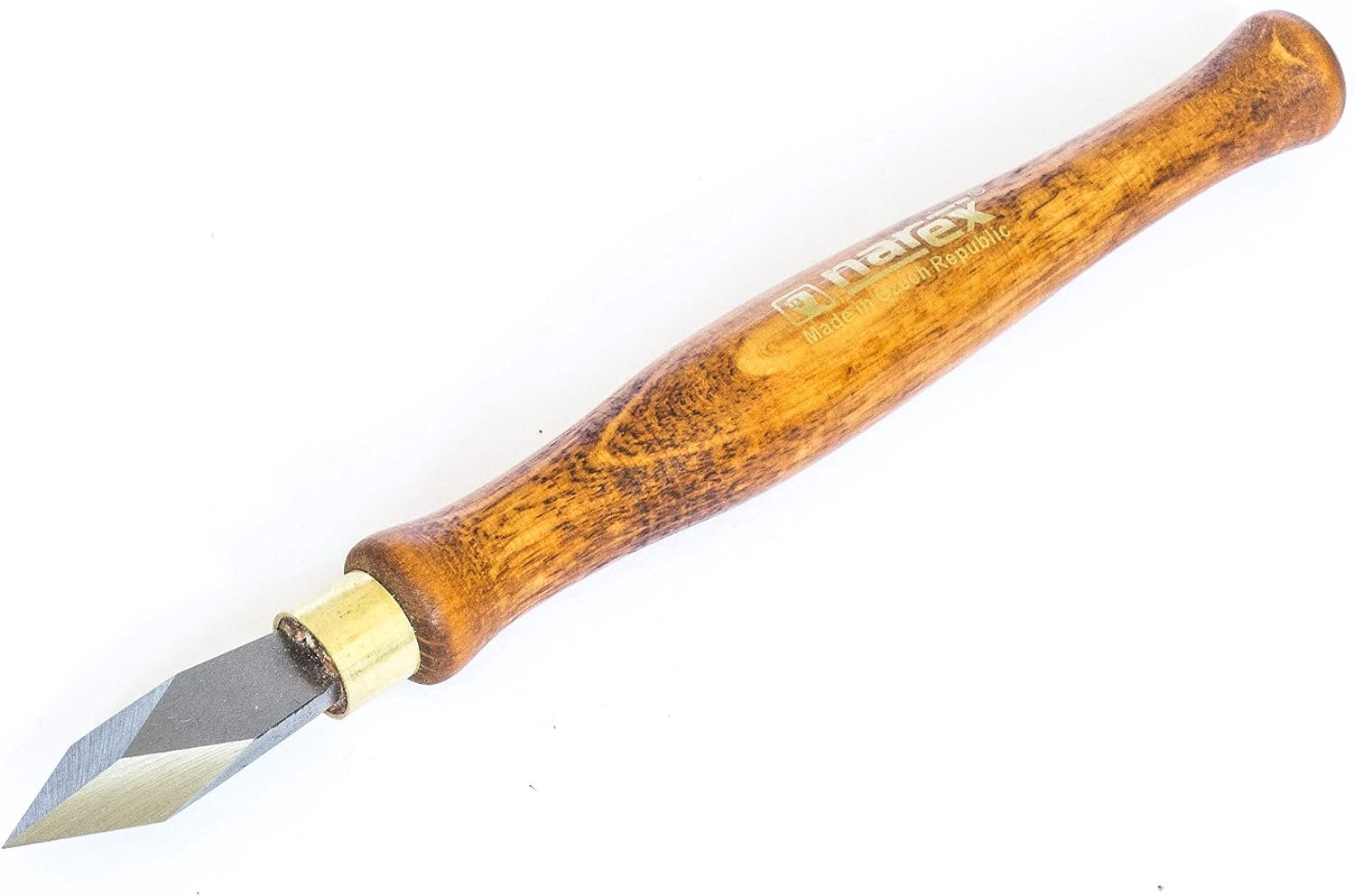 Markeermes 170 mm - mn-v staal, 61HRC hardheid - handvat gekleurd hout - ideaal voor precisiewerk - ShopVlot