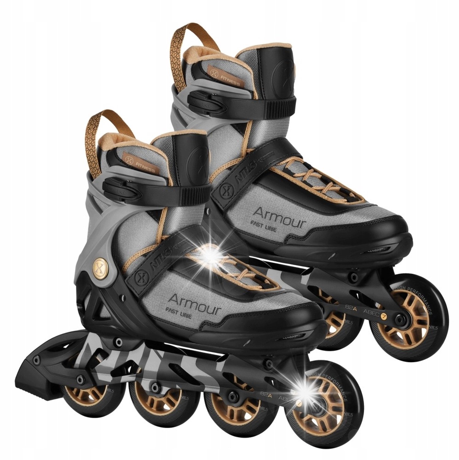 NILS Inline Skates Rubber Wheels Heren