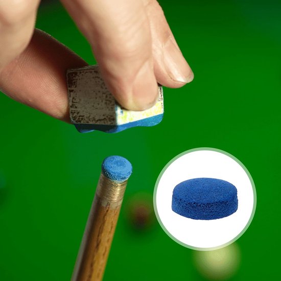 20x Keu Biljart 12/13mm Met Reserve Tips Kunstleer — afbeelding 5