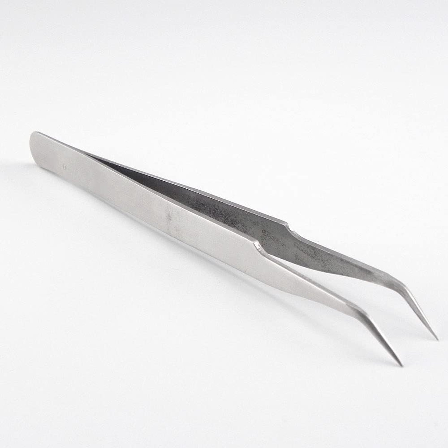 Pincet extra fijn 12 cm - recht - roestvrij - ideaal voor nauwkeurig werk - ShopVlot