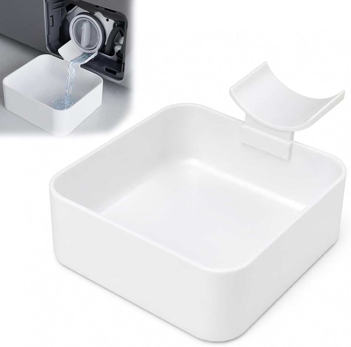 Wasmachine-opvangbak voor wateropvang, voorkomt waterschade en zorgt voor droge vloer