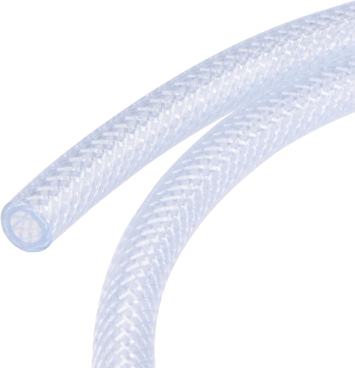 Versterkte PVC slang 6mm ID - 1m Transparante Hogedrukslang voor Water - Duurzaam en Flexibel