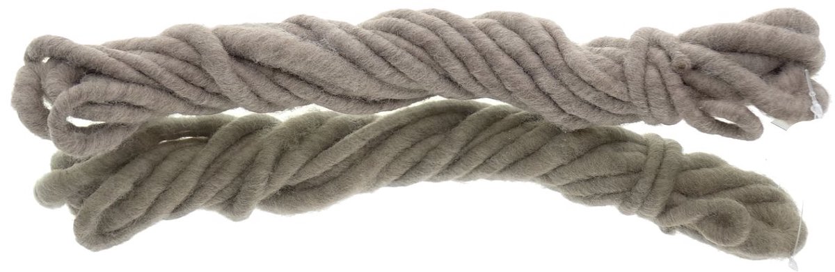 Posiwio decokoord lichtbruin 1 cm 5 meter polyester