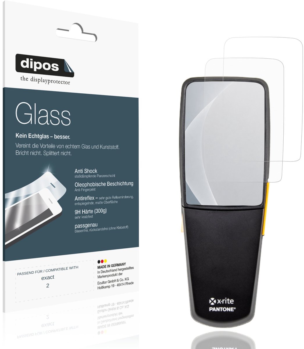 dipos – 2x Matte Pantserfolie geschikt voor exact 2 | 9H Screenprotector