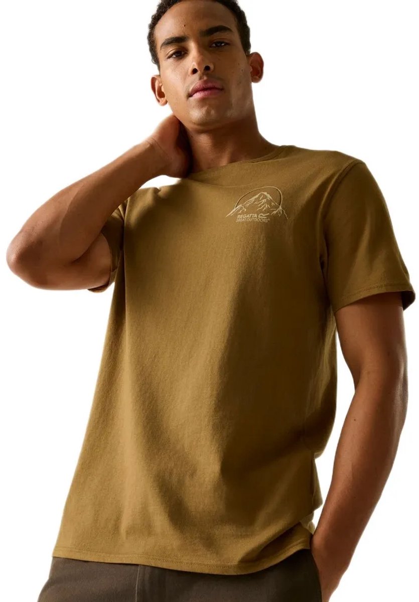 Regatta Cline Ix T-shirt Met Korte Mouwen Man Rich Tan Original Outdoor