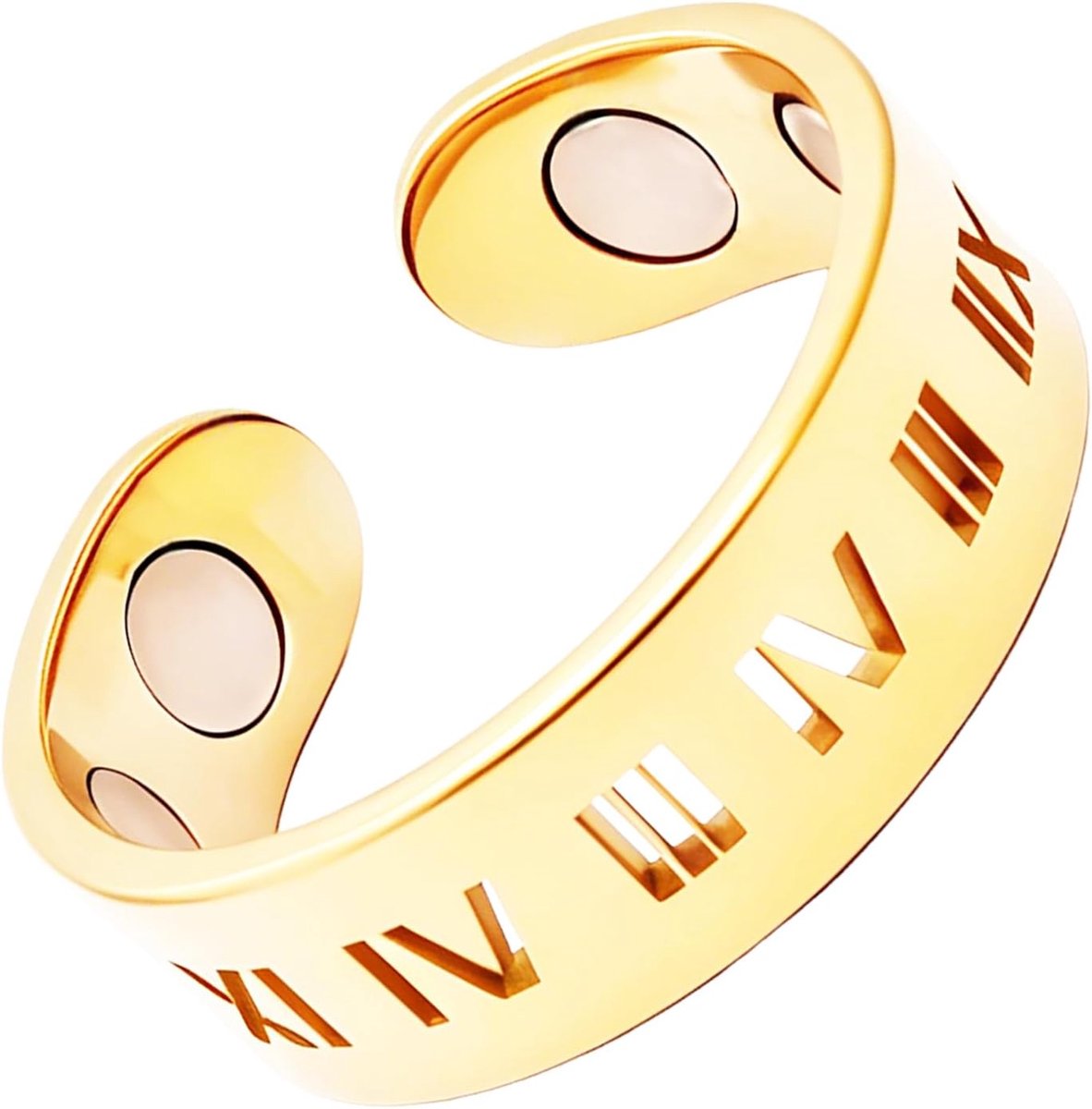 Ring voor dames, menopause, verstelbare roestvrij staal, angst, acupressuur, vitale ring, stressring, vingerring om af te vallen, slaapkwaliteit voor heren