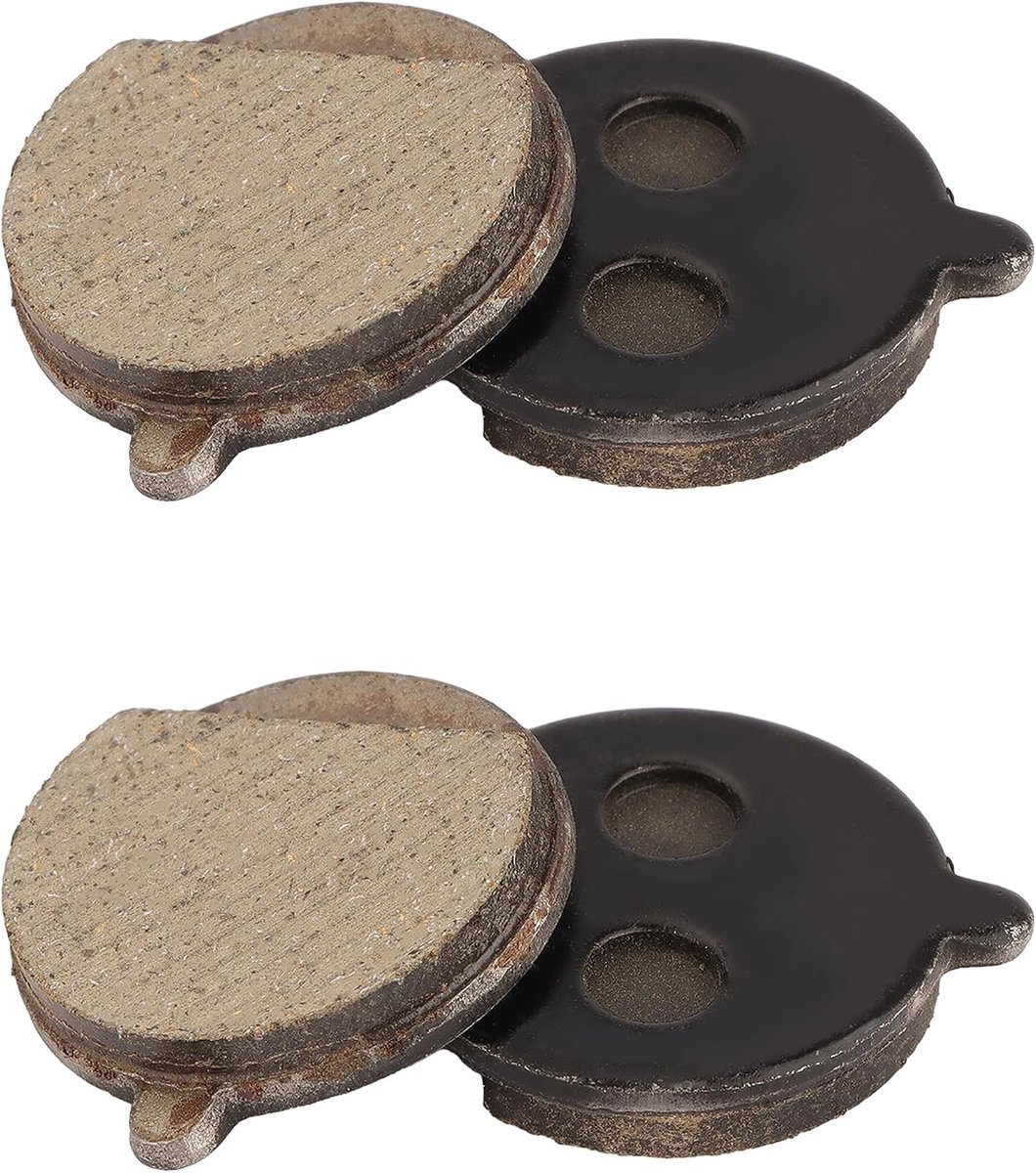 2 paar remblokken voor scooter, 4 stuks schijfremblokken compatibel met KUGOO M4 / M4 Pro elektrische scooter e-scooter accessoires onderdelen
