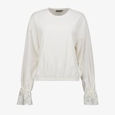 TwoDay dames sweater met kanten details wit - Maat L