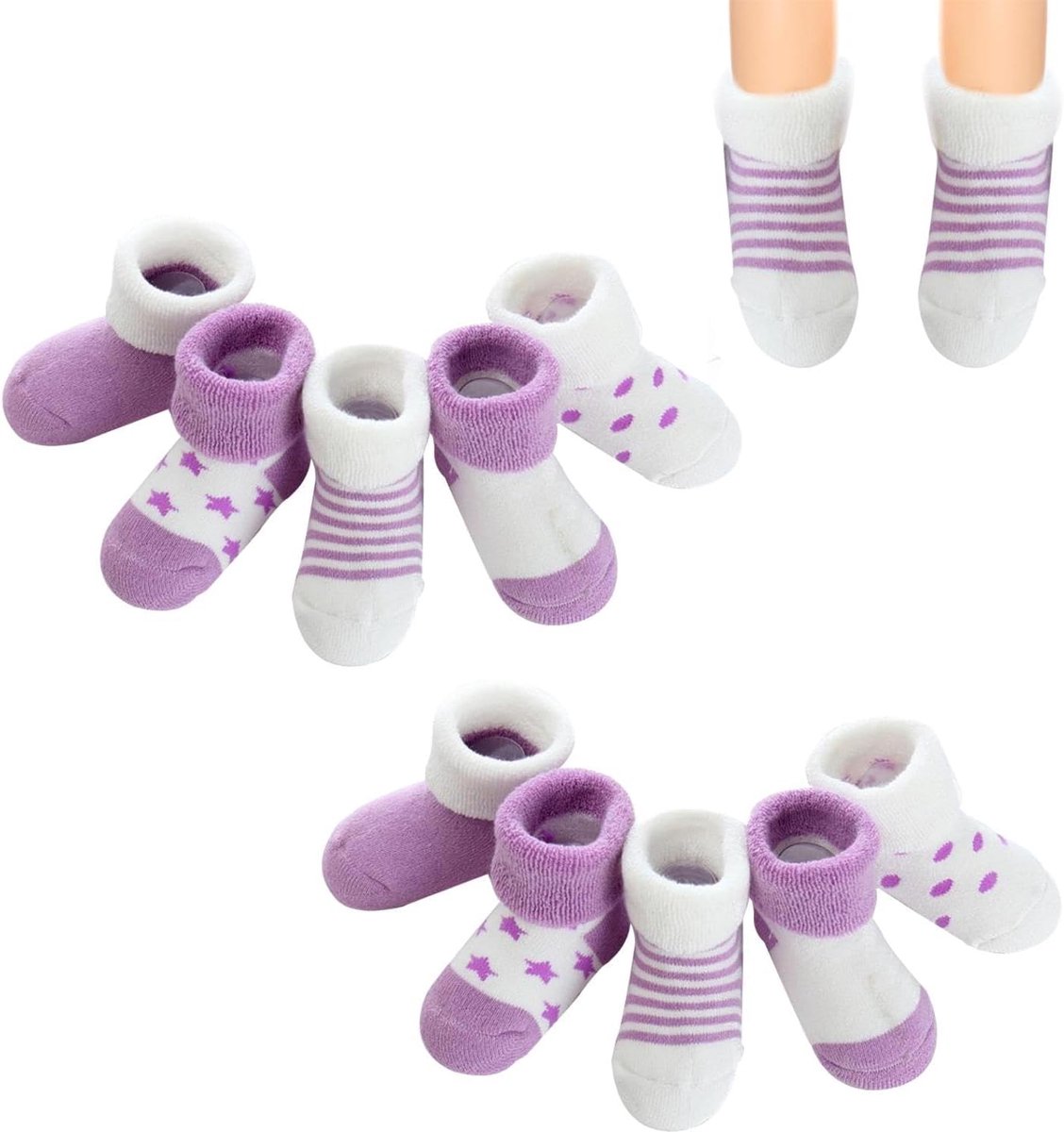 Sokken,Babymode Sokken,Baby Winter Sokken Jongens Meisjes Dikke Thermische Sokken Katoen,5 Paar