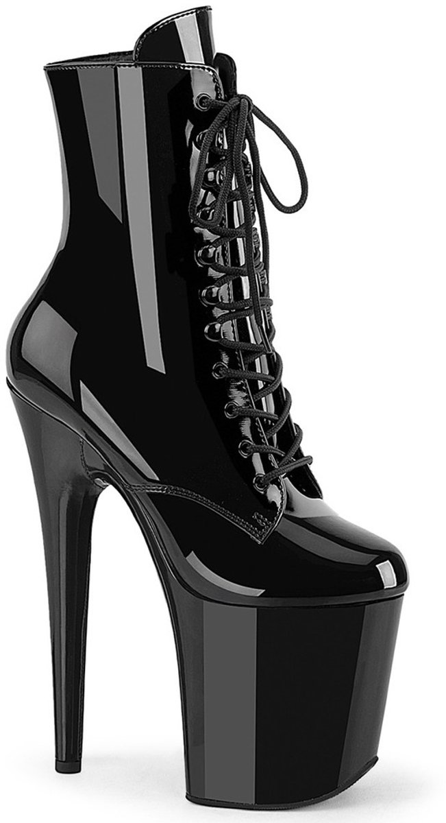 Pleaser - FLAMINGO1020WR Plateau Laarzen, Paaldans schoenen - US 11 - 41 Shoes - Zwart