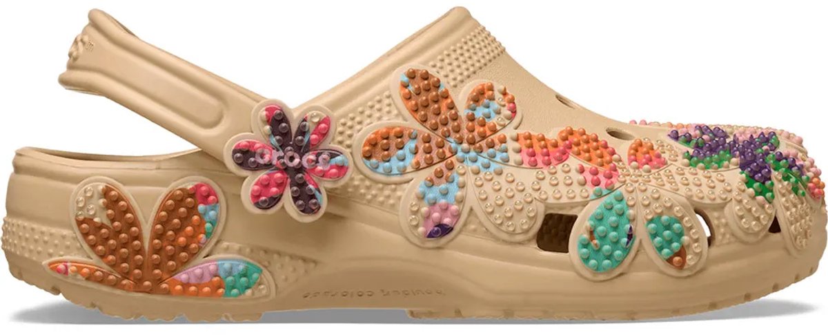 Crocs Classic Summer Beaded Klompen Beige EU 39-40