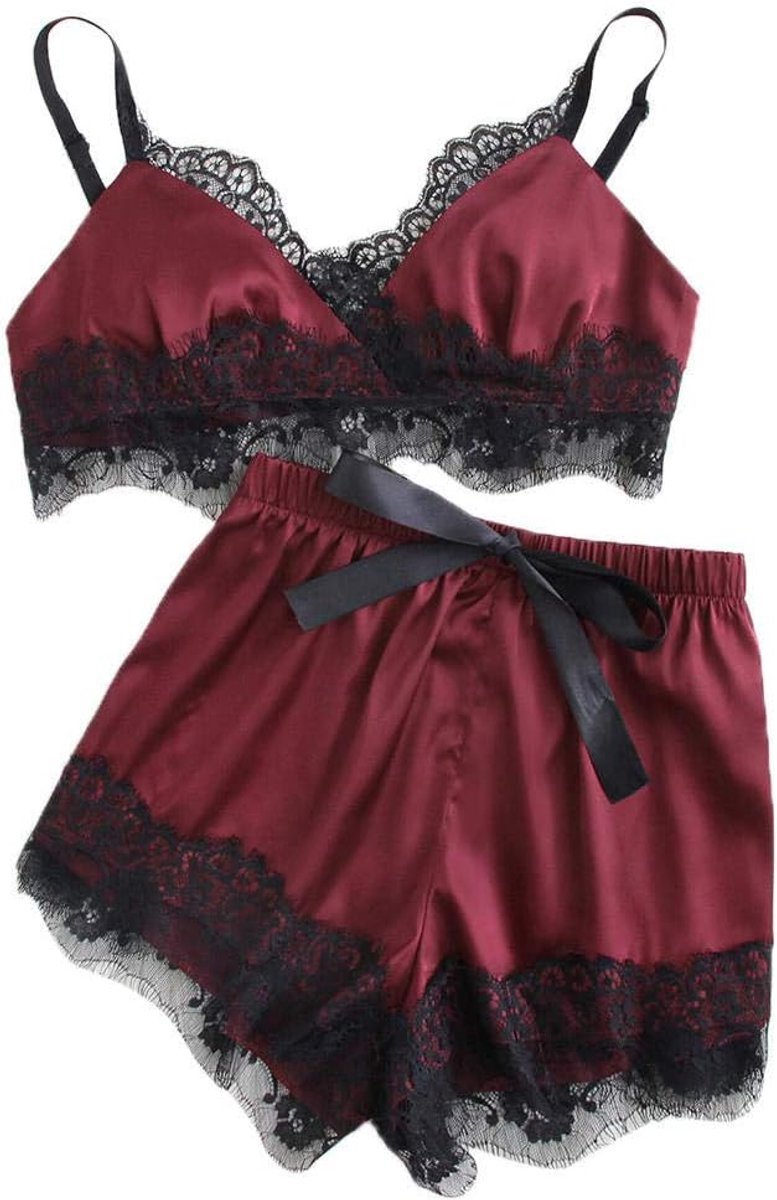 Babydolls, nachtjaponnen & negligés dames Dames Sexy Kanten Beha Lingerie Nachtkleding G-string Porno Temptation Ondergoed Dames