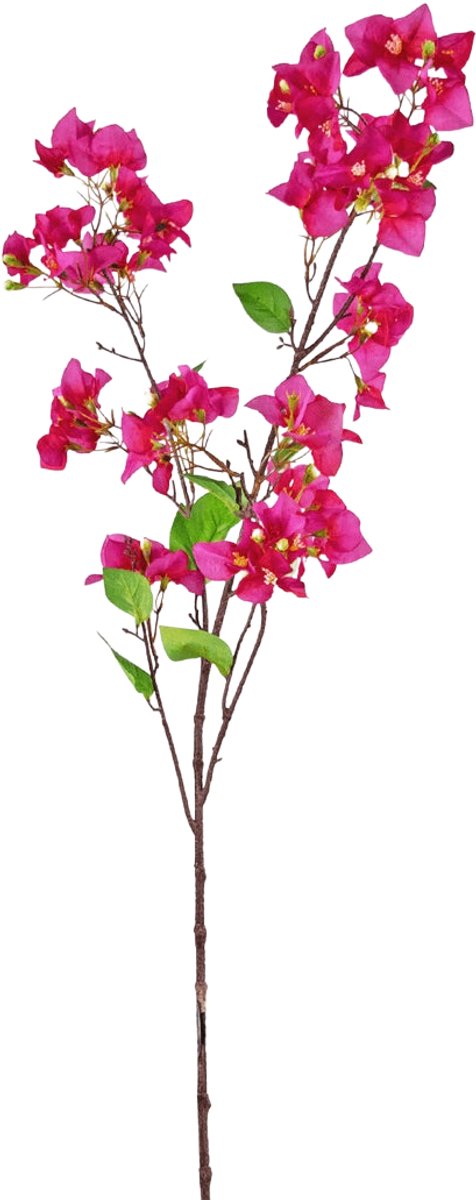 Easyplants | Kunstbloem Bougainvillea 120 cm roze | Zijde | Nepbloemen | roze | Onderhoudsvrij | Kant-en-klaar