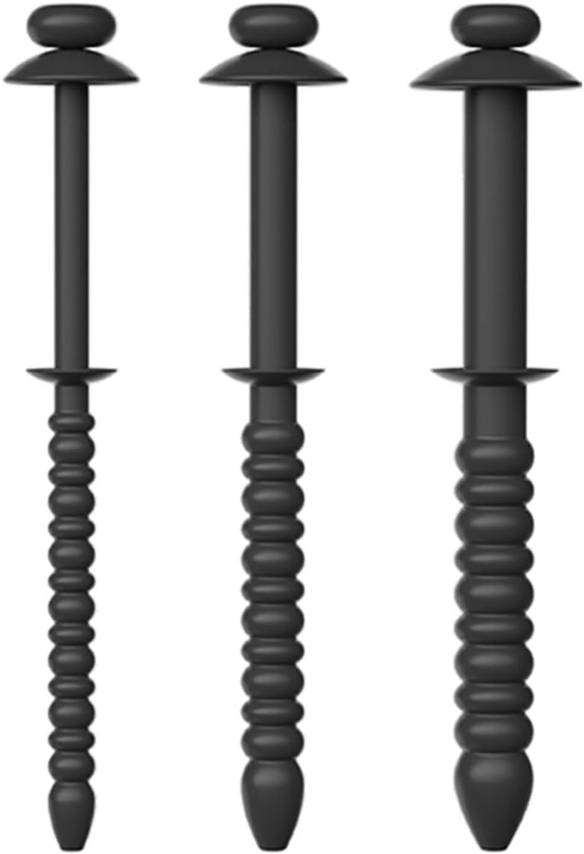 Katheters Urethra-dilatatoren Voor Mannen Urethrale Sondes 3 Maten Masturbatie Seksspeeltjes (Black)