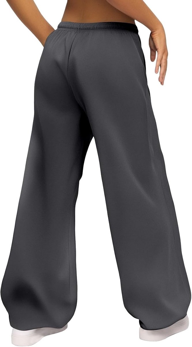 Broek Vrouwen Zomer Brede Hoge Taille Vloeiend Losse Rechte Katoen Casual Lichtgewicht met Zakken Chic Strand Bohemian Mode A213