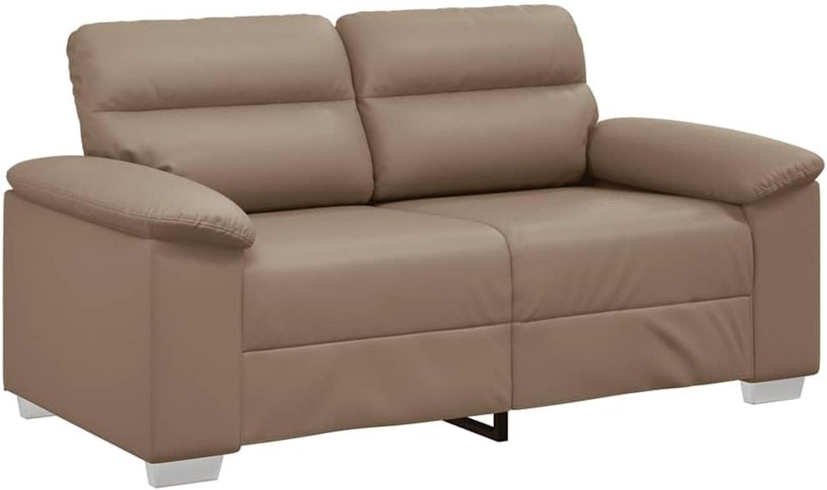 2-zitsbank cappuccino 160 x 81 x 84 cm kunstleer