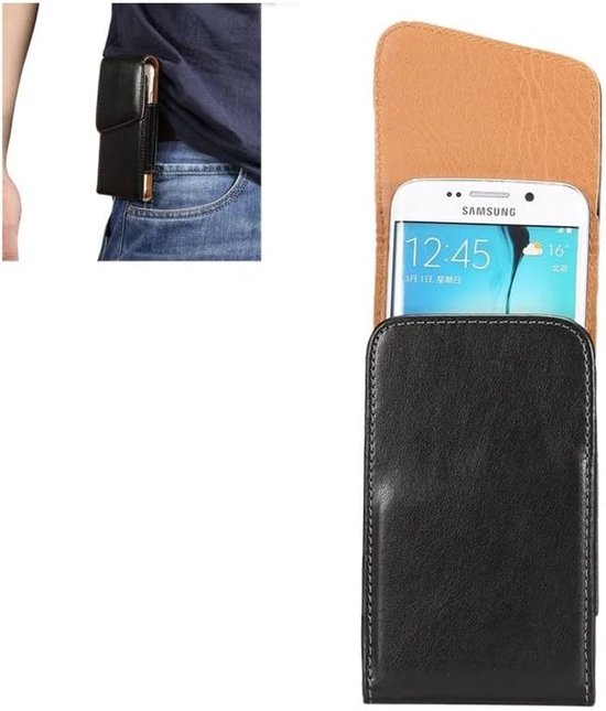 Case 360º Swivel Belt Clip Synthetic Leather voor General Mobile Gm 22 (2022) - Black — afbeelding 4