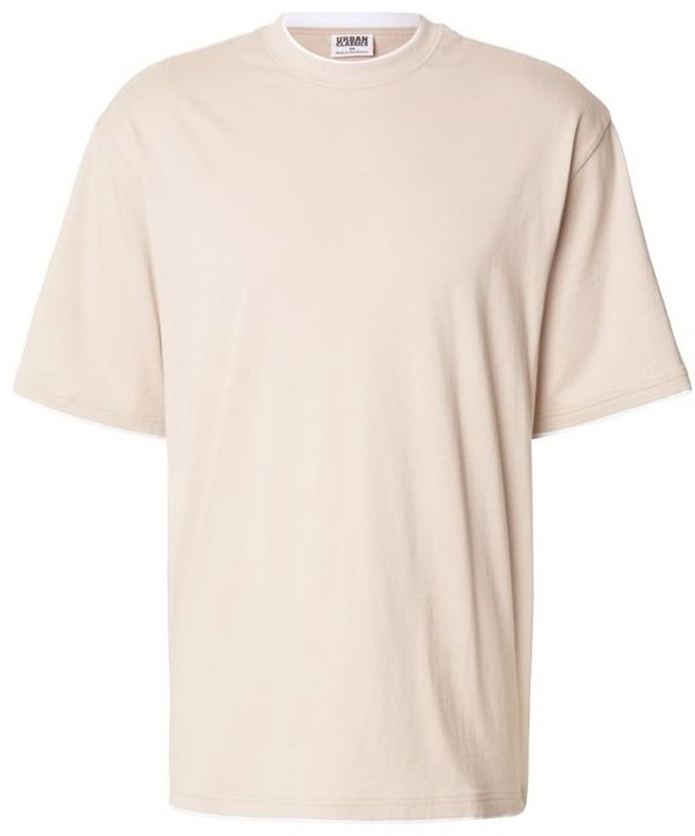 Urban Classics Contrast Tall Heren Tshirt M Grijs