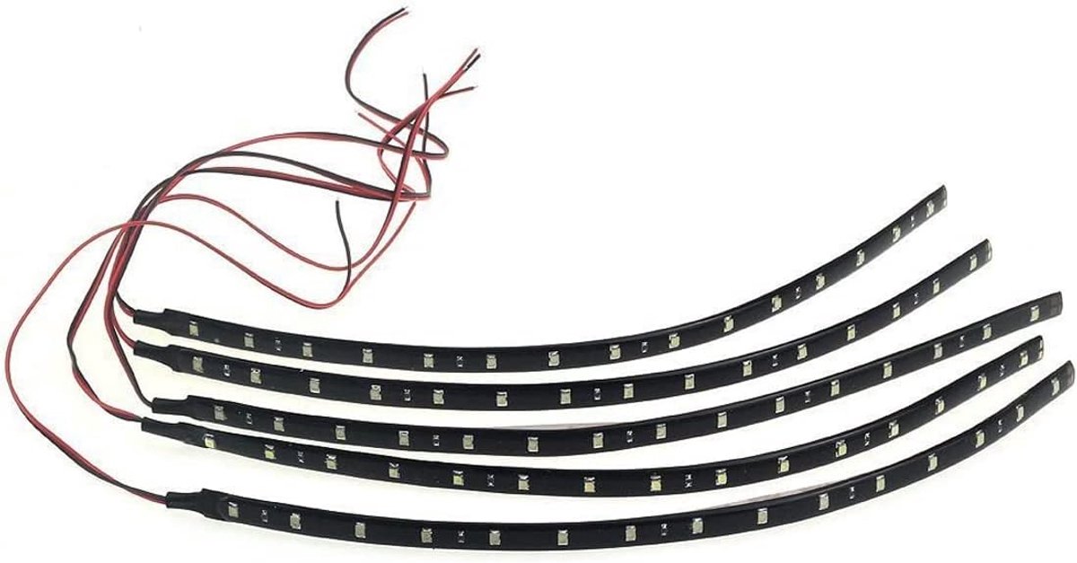 Ledstrips voor auto's, waterdicht, 3528 DC12V, koudwit