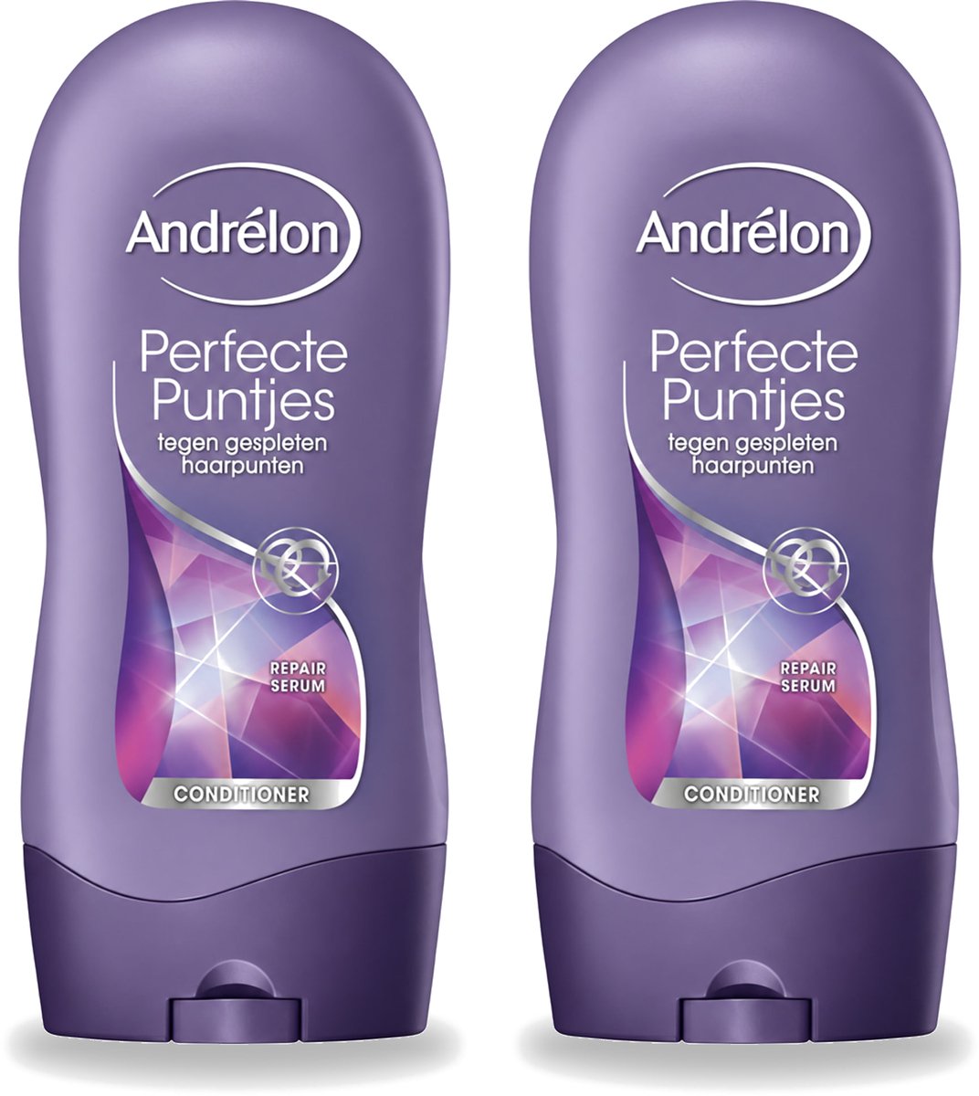 2 x Andrélon - Perfecte Puntjes - Conditioner - Tegen Gespleten Haarpunten - 300 ml - Bulkverpakking - 2 stuks