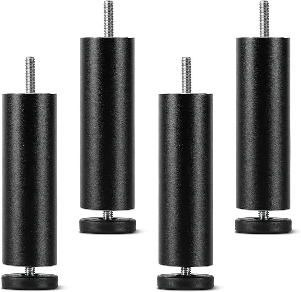 Meubelpoten set van 4 - hoogte verstelbaar - aluminiumlegering - stabiele stand voor meubels - ShopVlot
