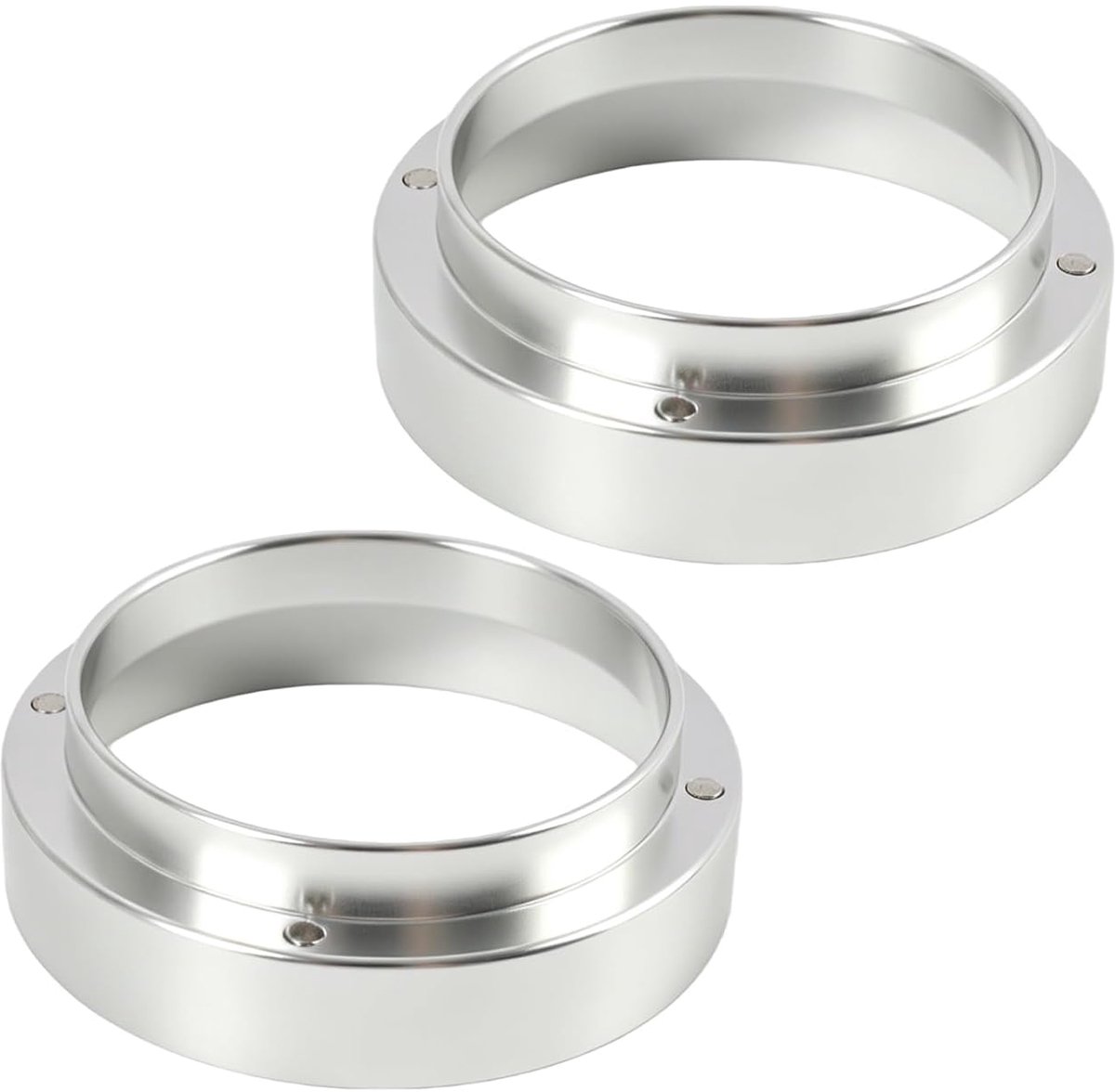 2 stuks koffiedoseerringen, 51 mm, magnetische doseertrechter voor espresso, accessoires voor koffiezetapparaat - ShopVlot