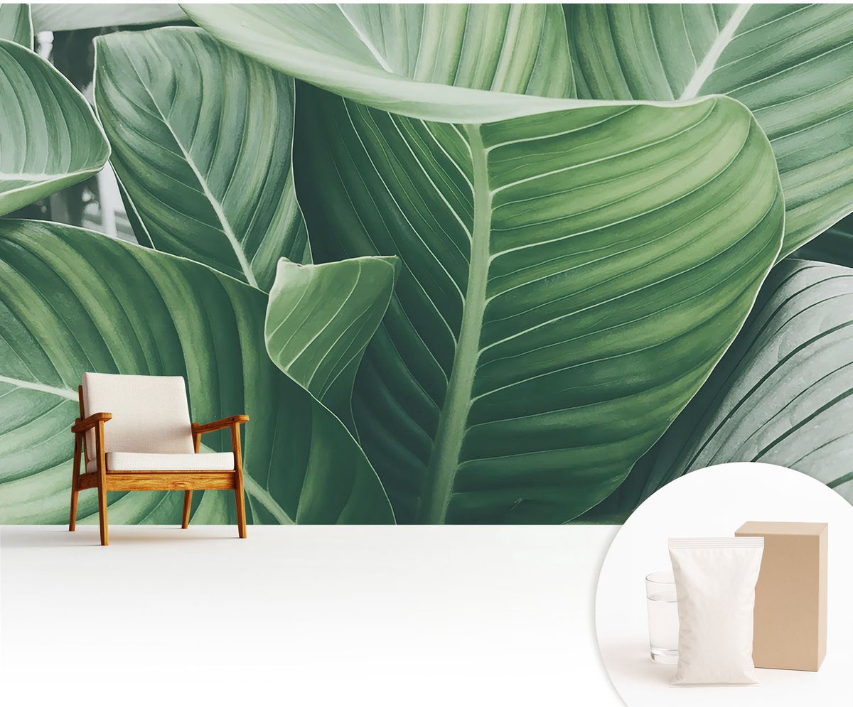 Wallfluent Fotobehang - Groente Vliesbehang - 416x254 cm - Greenpeace Muurschildering - Slaapkamer behang Bloemen En Planten - Fotobehang Vlies - Slaapkamer behang