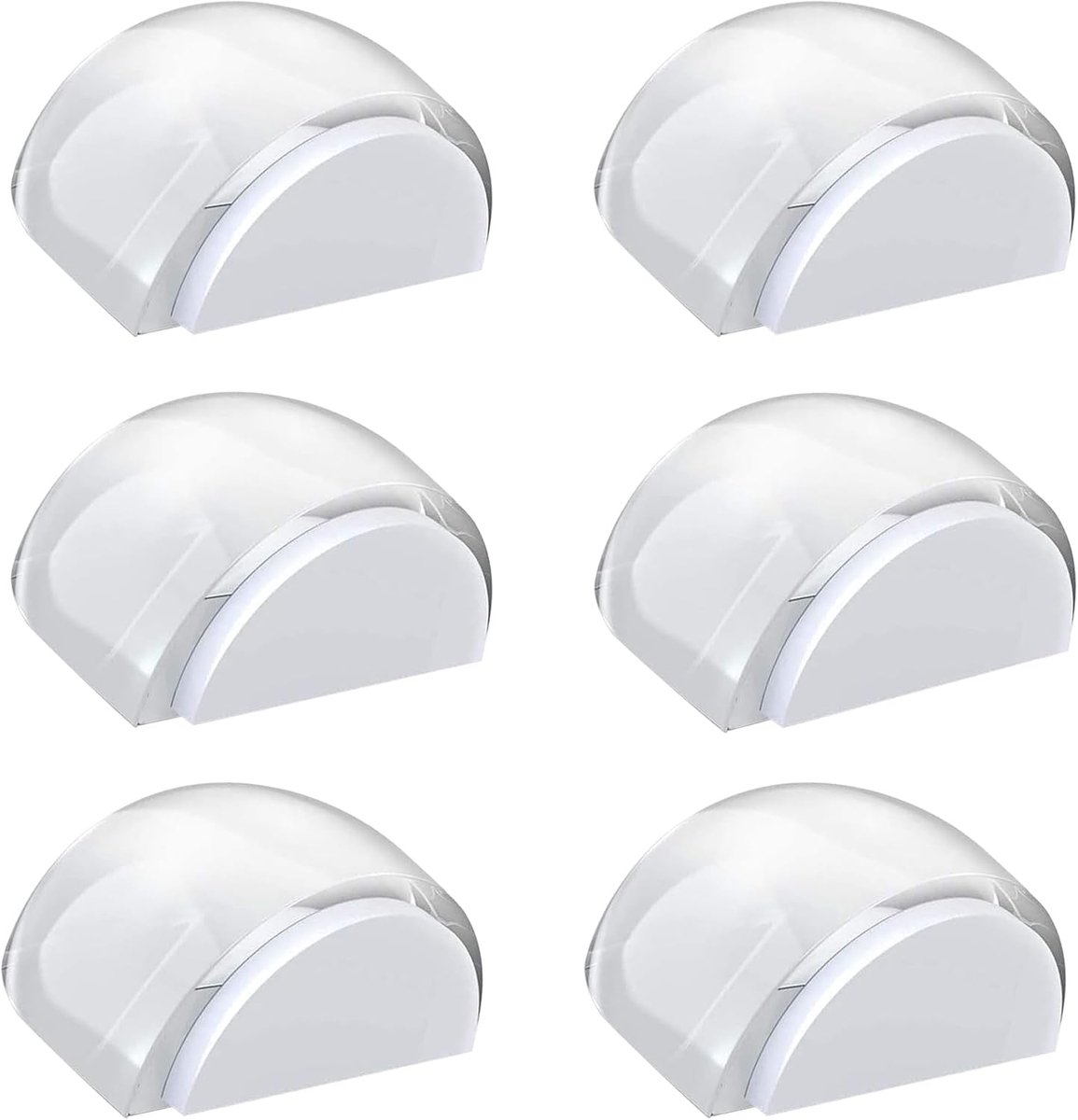 Deurstopper zelfklevend - transparant - wand- en vloerschade bescherming - ideaal voor thuis en kantoor - ShopVlot