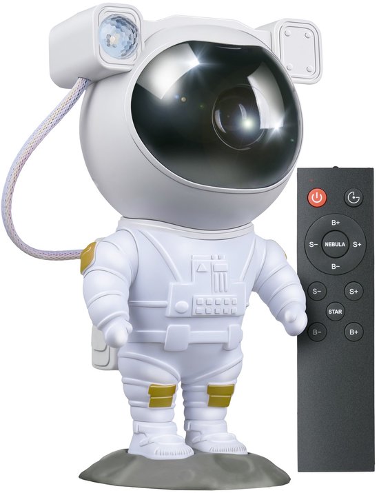 Grundig - Sterrenprojector - Astronaut - Kinderkamer - Wit - Inclusief afstandsbediening van Merkloos — afbeelding 3