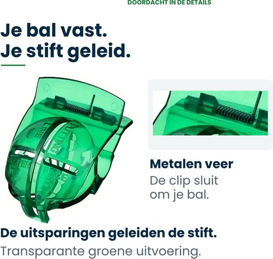 Stripe Golfbal Marker Tool - Precieze Balmarkeerhulp voor Perfecte Lijnmarkering, Uitlijning & Putt Verbetering - Inclusief Marker van Stripe Golf — afbeelding 3