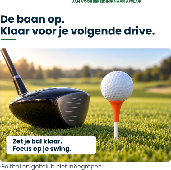 Golf Tees Kunststof 83mm - 30 Stuks Plastic Golf Tees Multicolor - Duurzame Rubber Top - Golf Accessoires - Herbruikbare Tee - Stripe bij GolfGigant van Merkloos — afbeelding 5